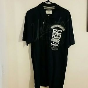 Navy Blue Ecko polo shirt